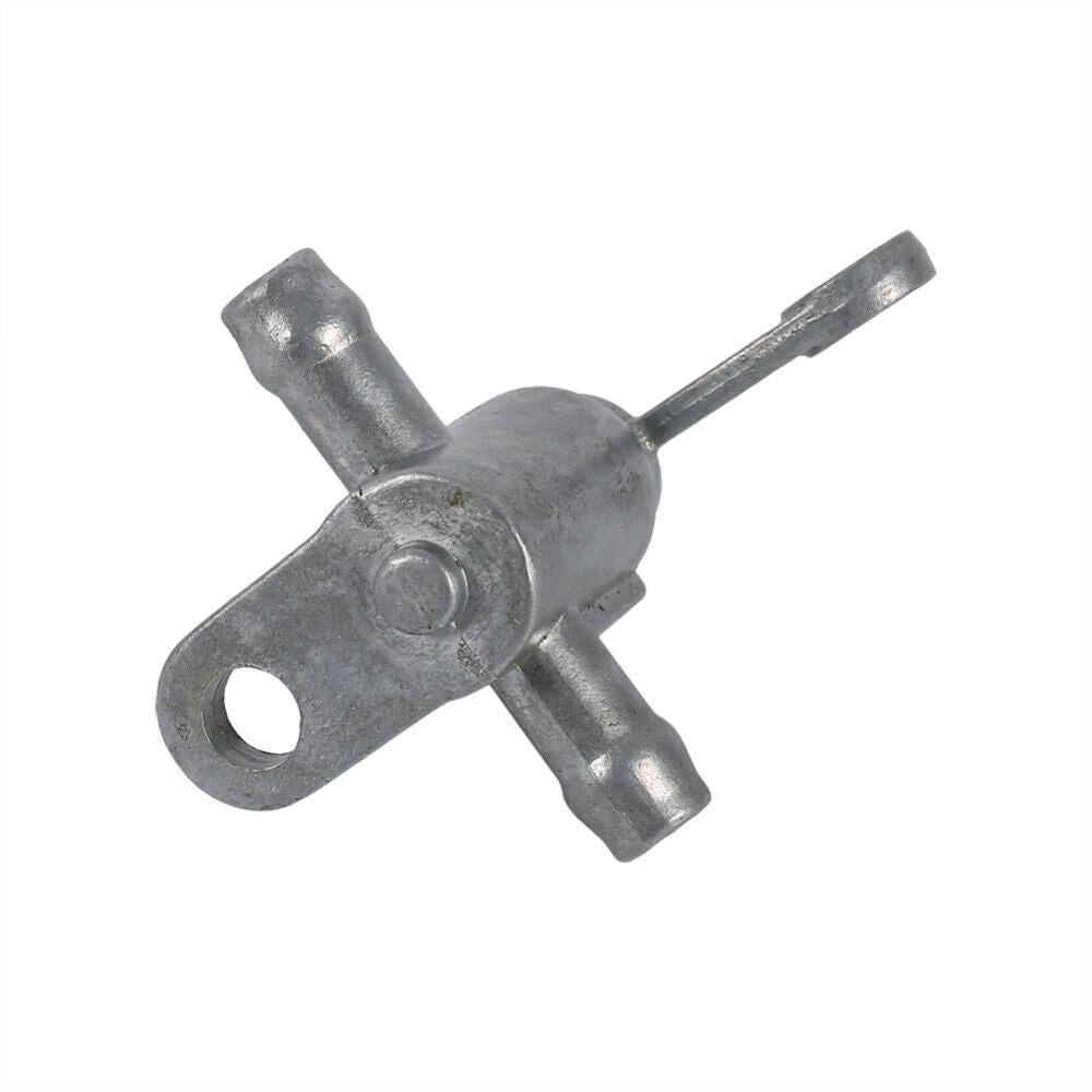 Valve Petcock 5/16 In-Line Straight Fuel Gas Shut Cut Off Tackle For Motorcycle