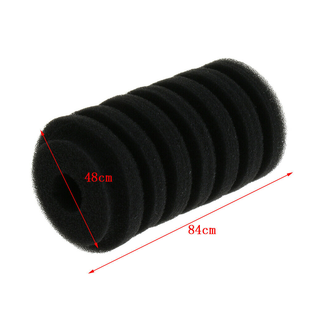 4pcs Cylinder Filter Foam Sponge Aquarium Fish Tank Water Filter Sponge S