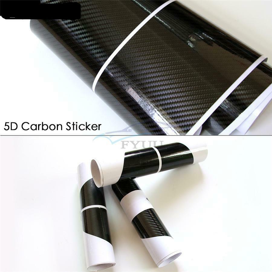For BMW 3 4 5 Series Car Side Skirt Carbon Fiber Vinyl Applique Decoration