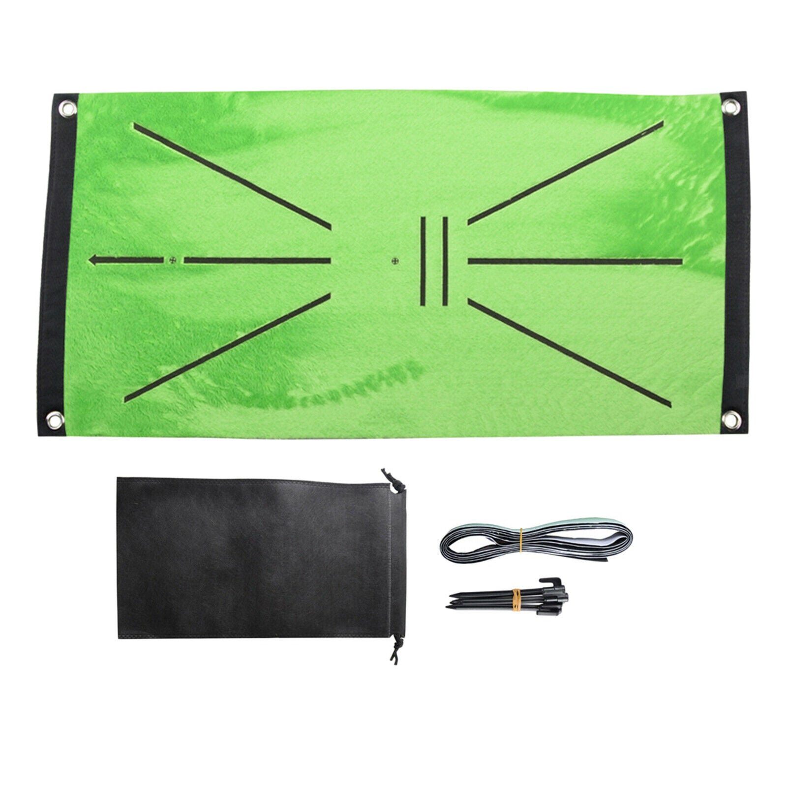 Premium Mini Golf Practice Mat Hitting Swing Pad] Practice Equip Home Indoor