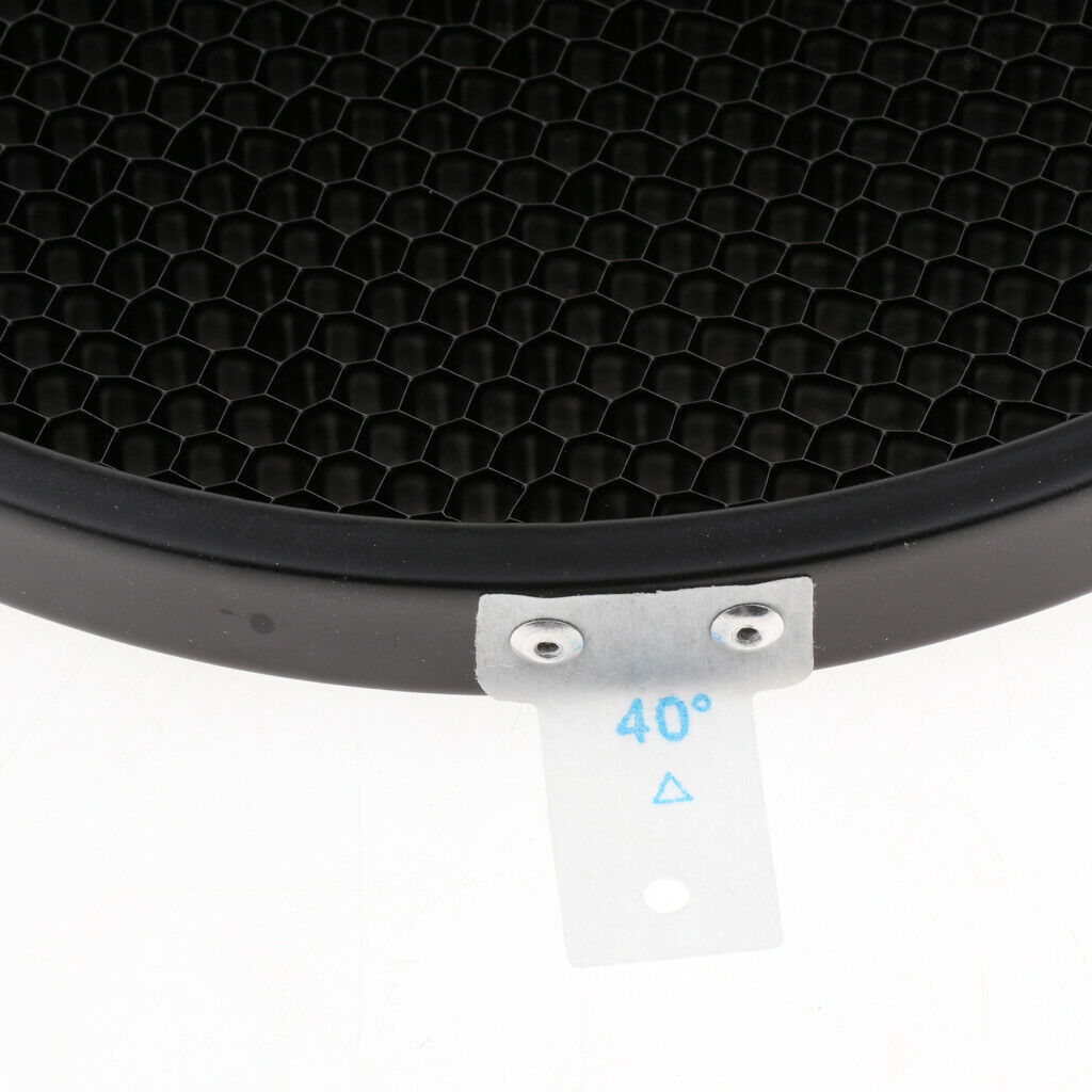 1Pcs 40 Degree Eggcrate Honeycomb Grid for 7inch Reflector Diffuser Lamp Shade