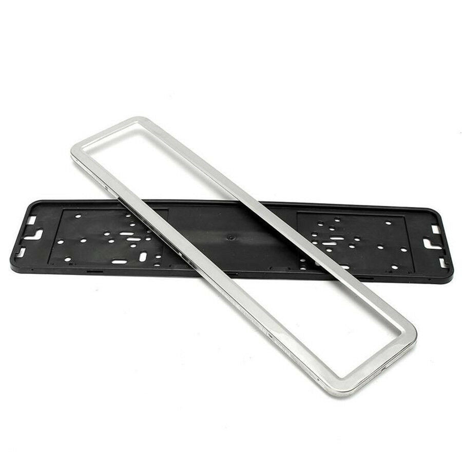 Universal Stainless Steel Number Car Racing License Plate Frame Holder Bracket