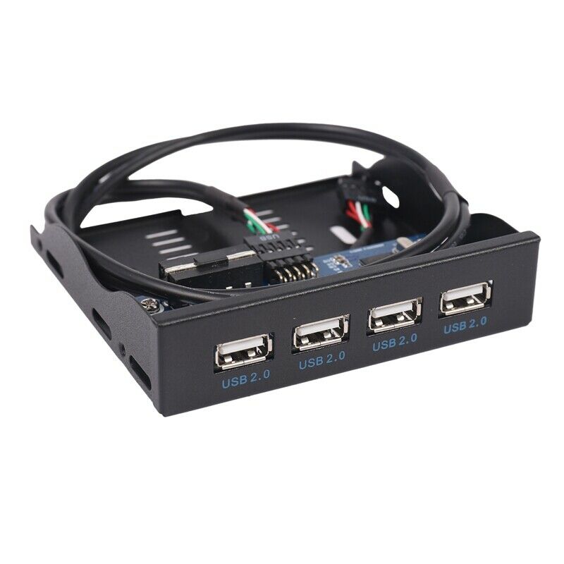 3.5 Inch Floppy Bay 4 Ports USB 2.0 Hub USB2.0 Front Panel Expansion Adapter CG2