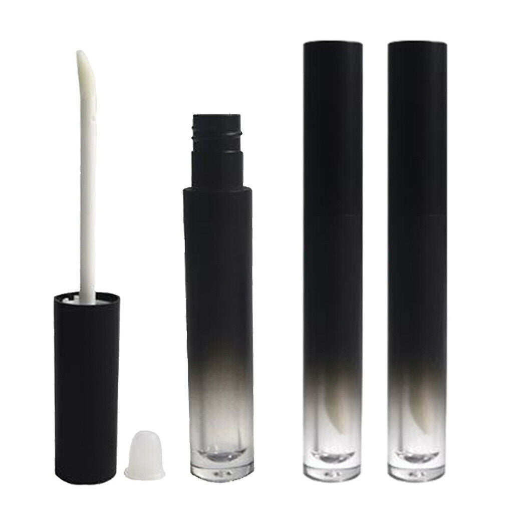 3 Pieces 4.5ml Matte Makeup Lip Gloss Tubes Mini Lip Oil Storage Bottles