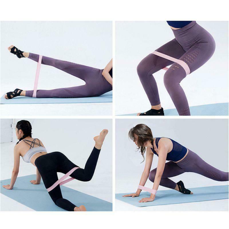 4pcs/set Mini Loop Band Fitness Elastic Band Resistance Band for Yoga Workout