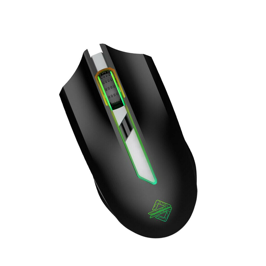 2.4G USB Wired Wireless Optisch Gaming Mouse & USB Reciever for Laptops black