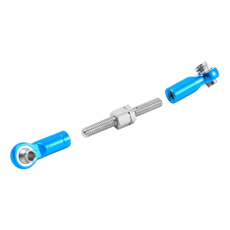 1Set Stee Pull Rod Adjustable RC Stee Lever for WLtoys 1/18 A959-B A969 A979 KP1