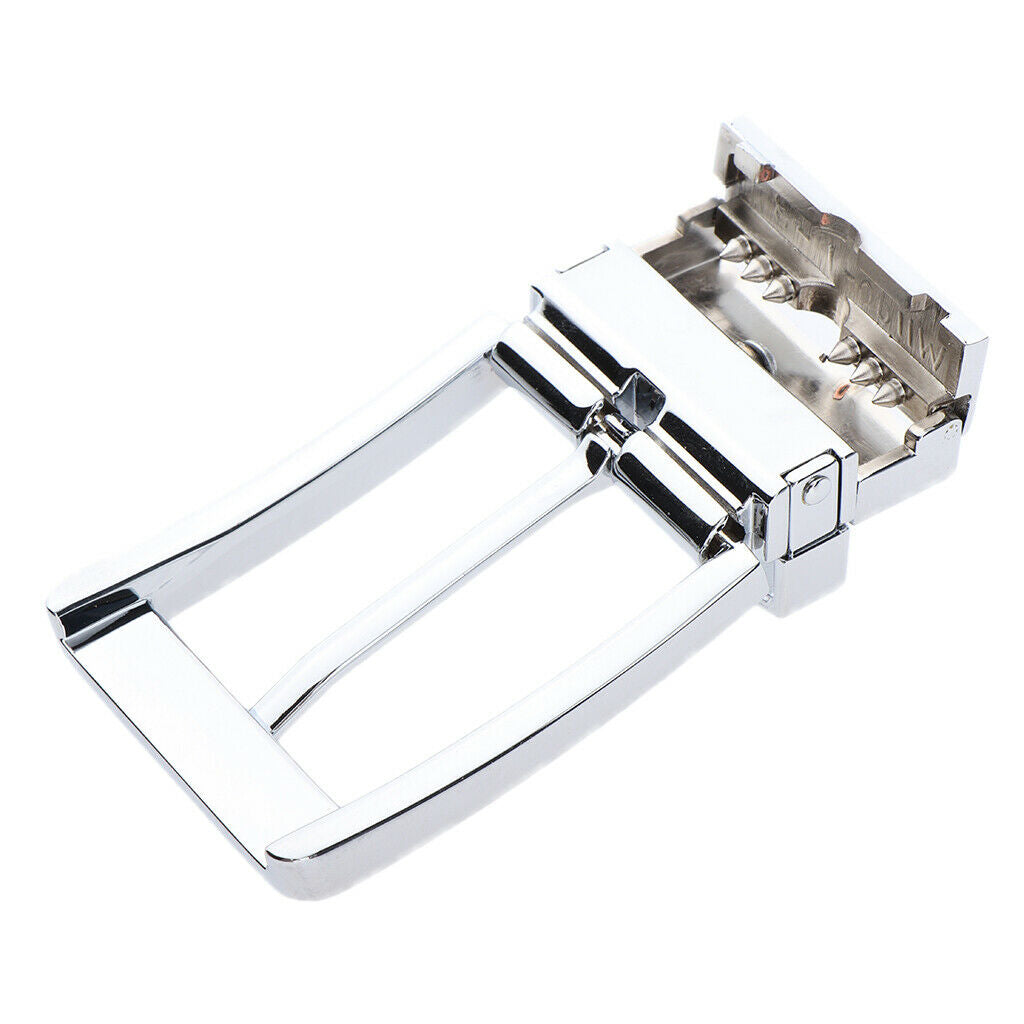 2x   Reversible   Belt   Buckle   Single   Prong   Rectangular   Pin   Buckle