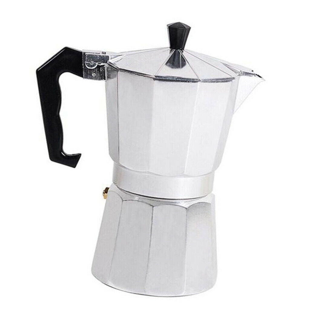 2 Espresso Machine in Classic Italian Style 3 Cups / 6 Cups / 9 Cups Moka Pot