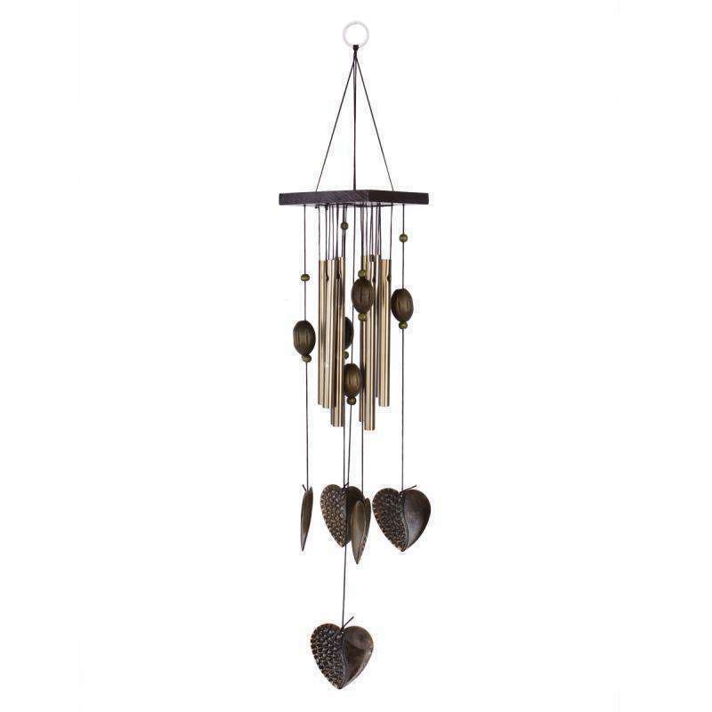 Wind Chime Wind Chime Tubes Metal Heart Decoration For Home Garden