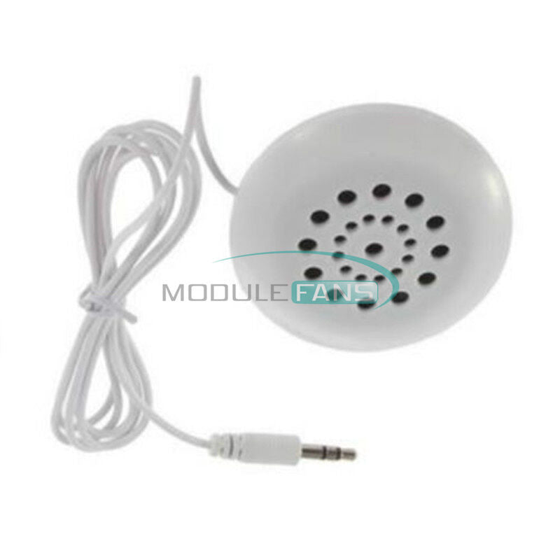 Portable 3.5mm Pillow Speaker for MP3 MP4 CD iPod Phone White New