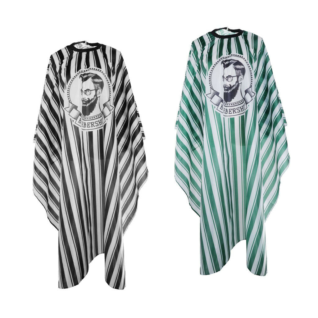 2 Pieces Nylon Hairdressing Cutting Cape Waterproof Styling Gown Cloak