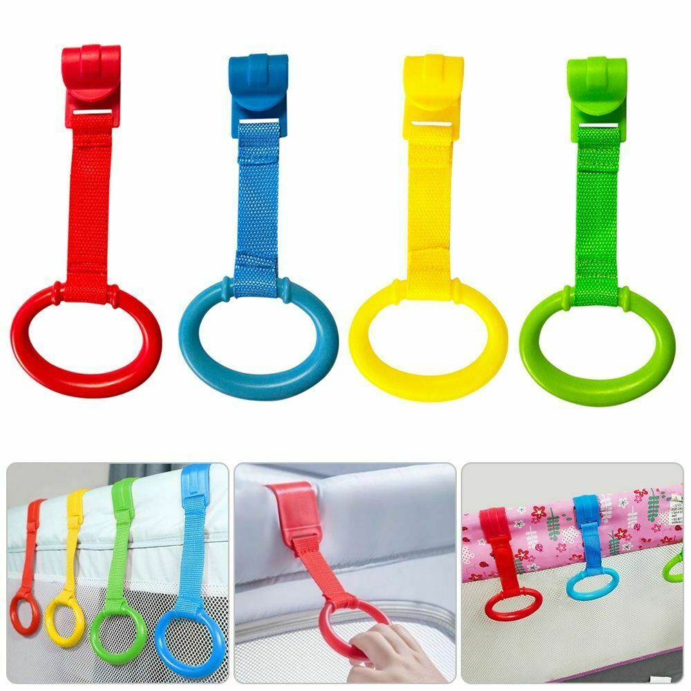 Stand Pendants Hanging Ring For  Playpen Pull Ring Baby Crib Hook Baby Toys