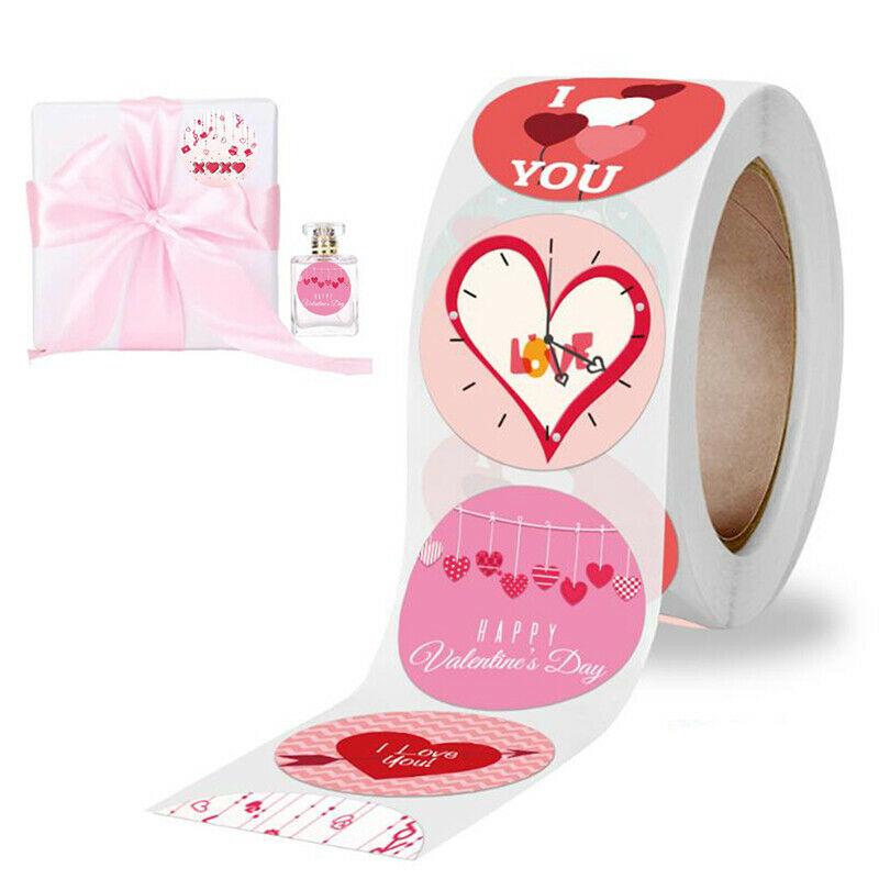 500Pcs I Love You Wedding Party Decor Stickers Valentine's Day Gift Seal .l8
