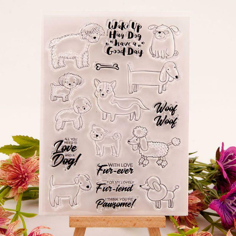 Sheep Seal Stamp with Cutting Dies Stencil Set DIY Scrapbooking Embossing Photo