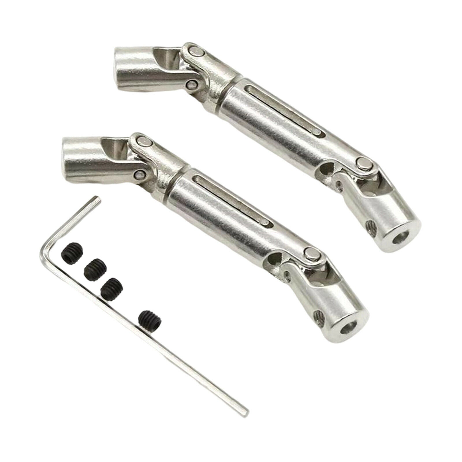2Pcs Metal Transmission Shaft for WPL D12 Henglong JJRC 1:16 Scale RC Car