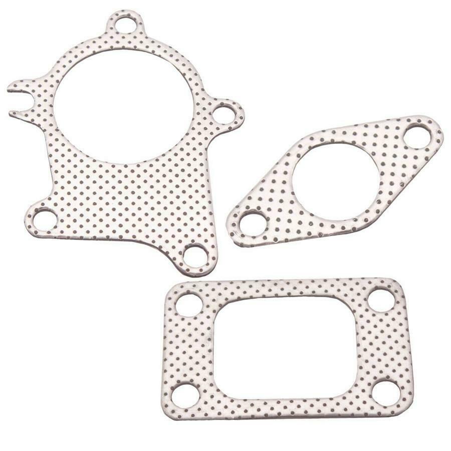 For Garrett T3/T4 Turbo 5 Bolt Turbocharger Downpipe Gasket Kit Stainless Steel