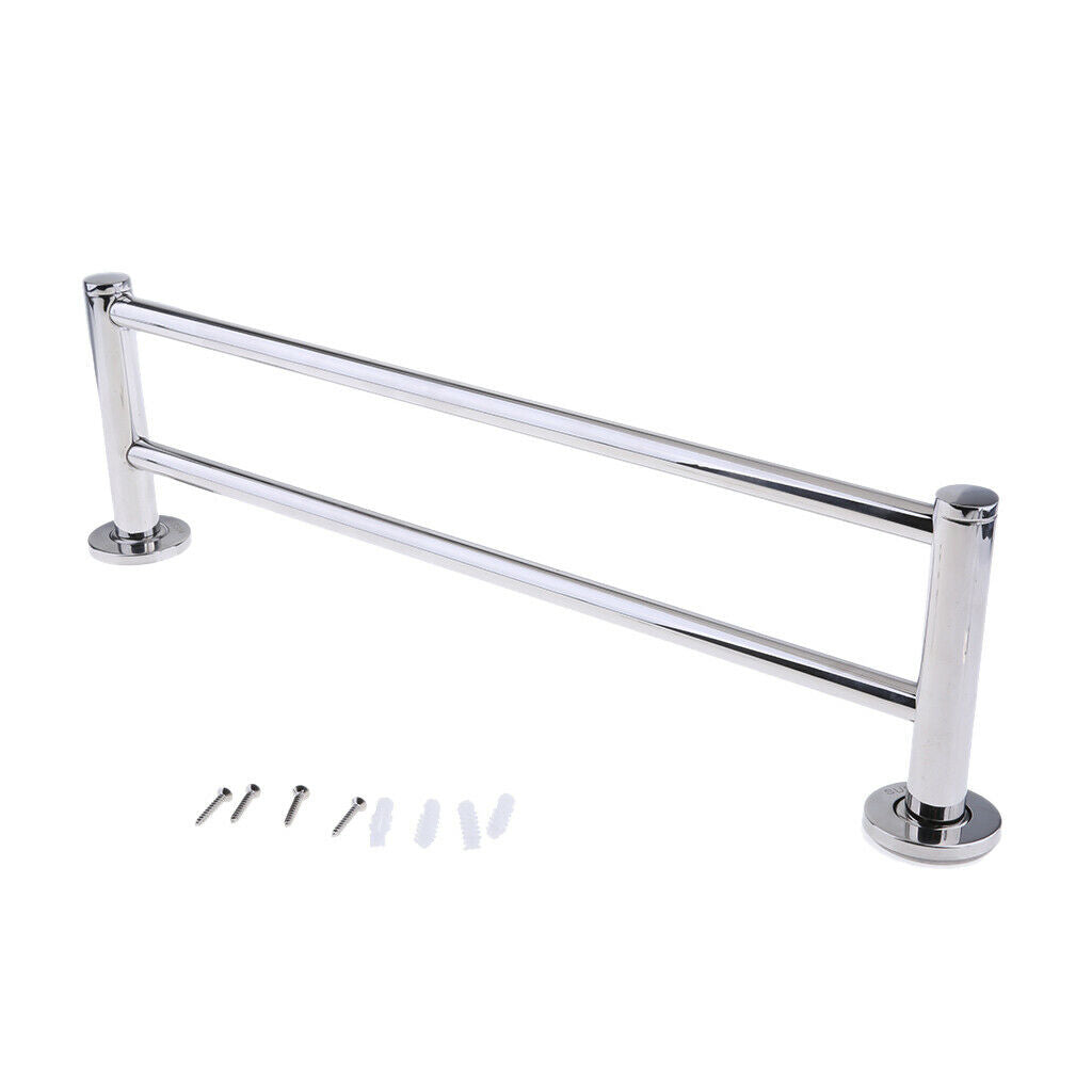 18 Inch Double Towel Bar Bathroom Shower Organization Bath Dual Towel Hanger