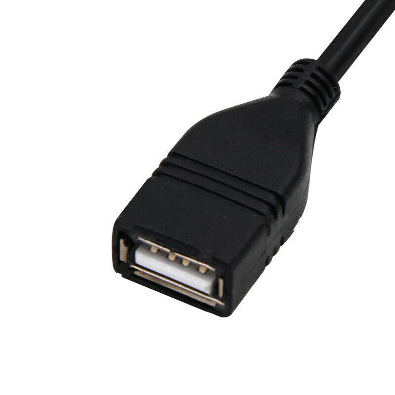 USB AUX Music MDI MMI AMI to USB Female Interface Data Wire For AUDI For VW MK5