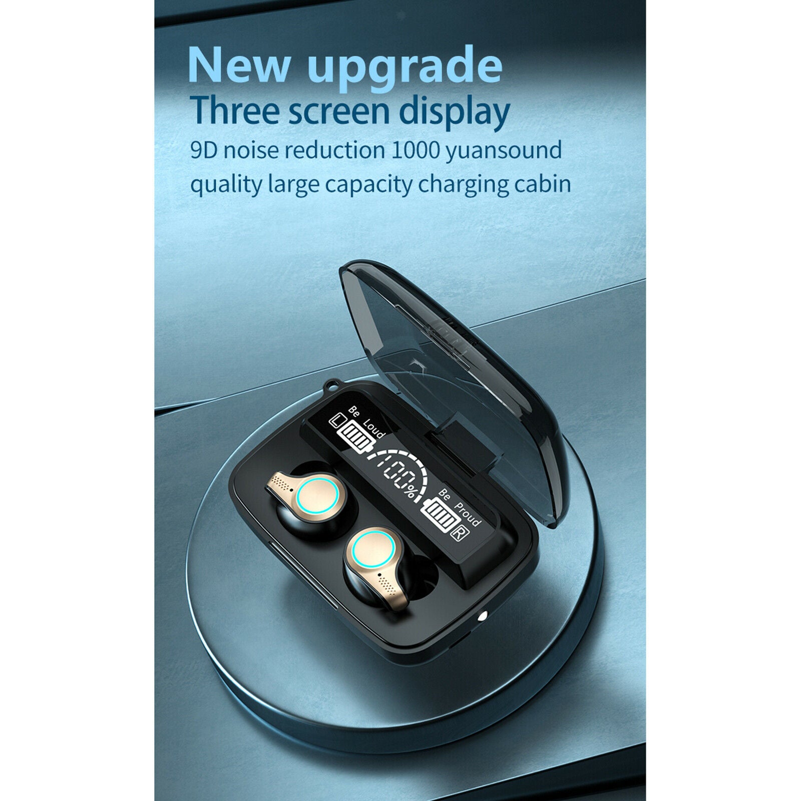 M18 IPX7 Waterproof True Bluetooth 5.0 Earbuds Wireless Headset Headphone