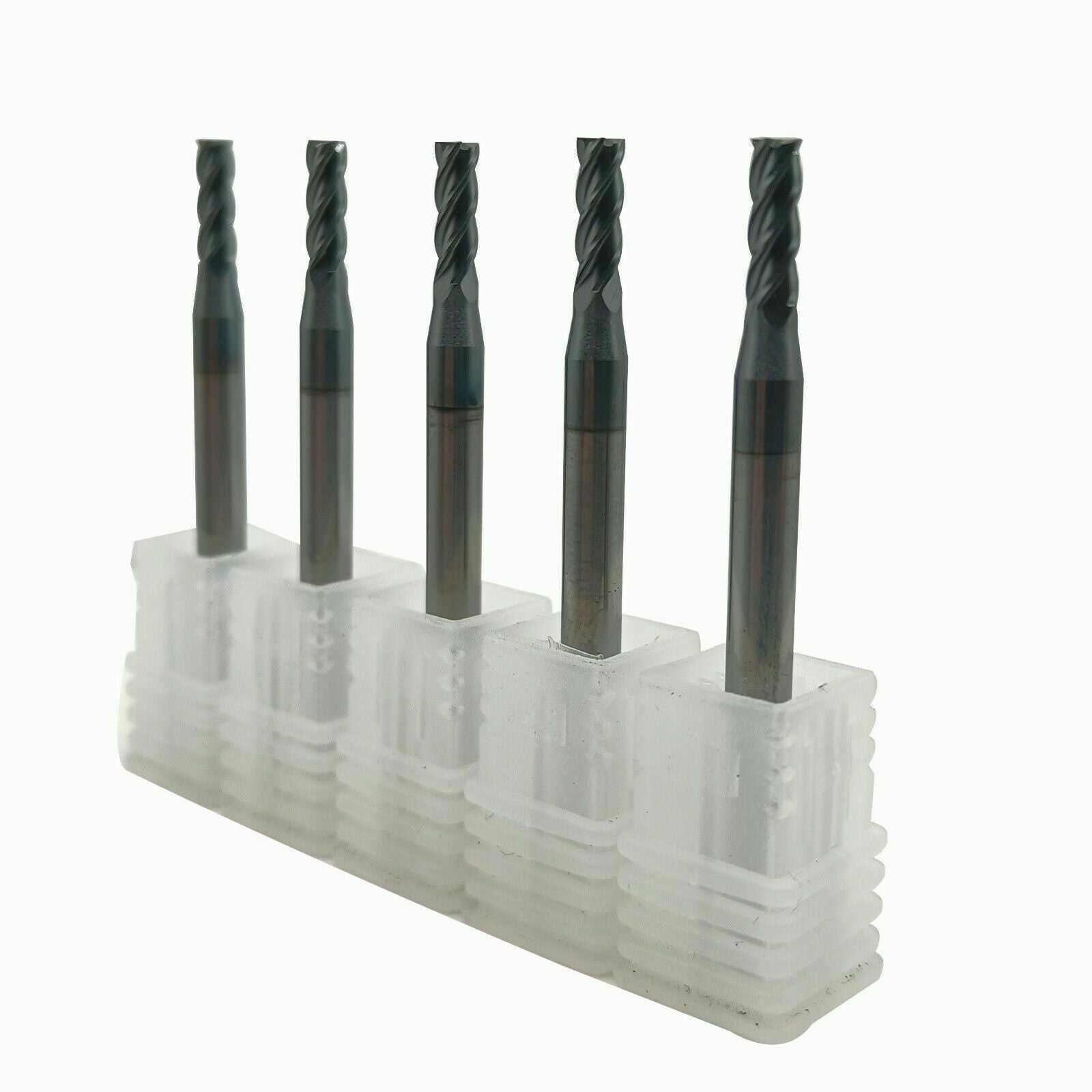 2PCS HRC60° φ3×50-4F 3mm 4Flute Tungsten steel Carbide End Bits Milling Cutter