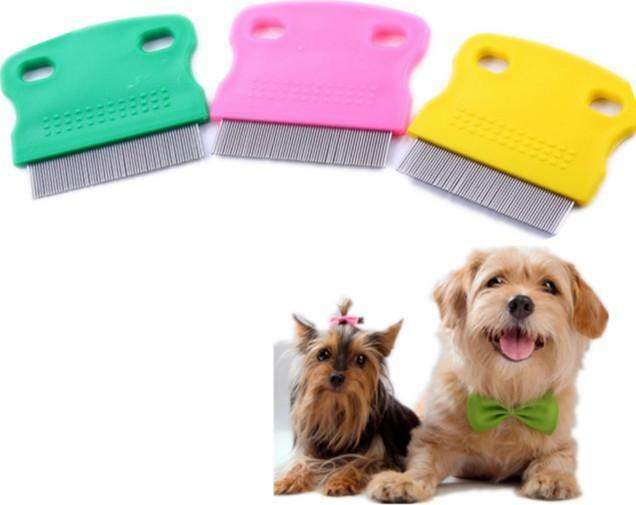 Hair Lice Nit Pets Flea Egg Dirt Dust Remover Steel Tooth Comb Health Brus.l8