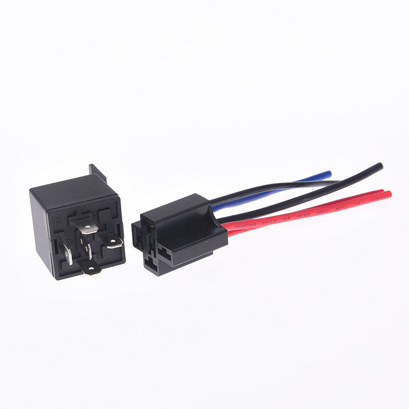 1pcs dc 24v 40a car spdt automotive relay 5 pin 5 wires w/harness jd1914 .l8