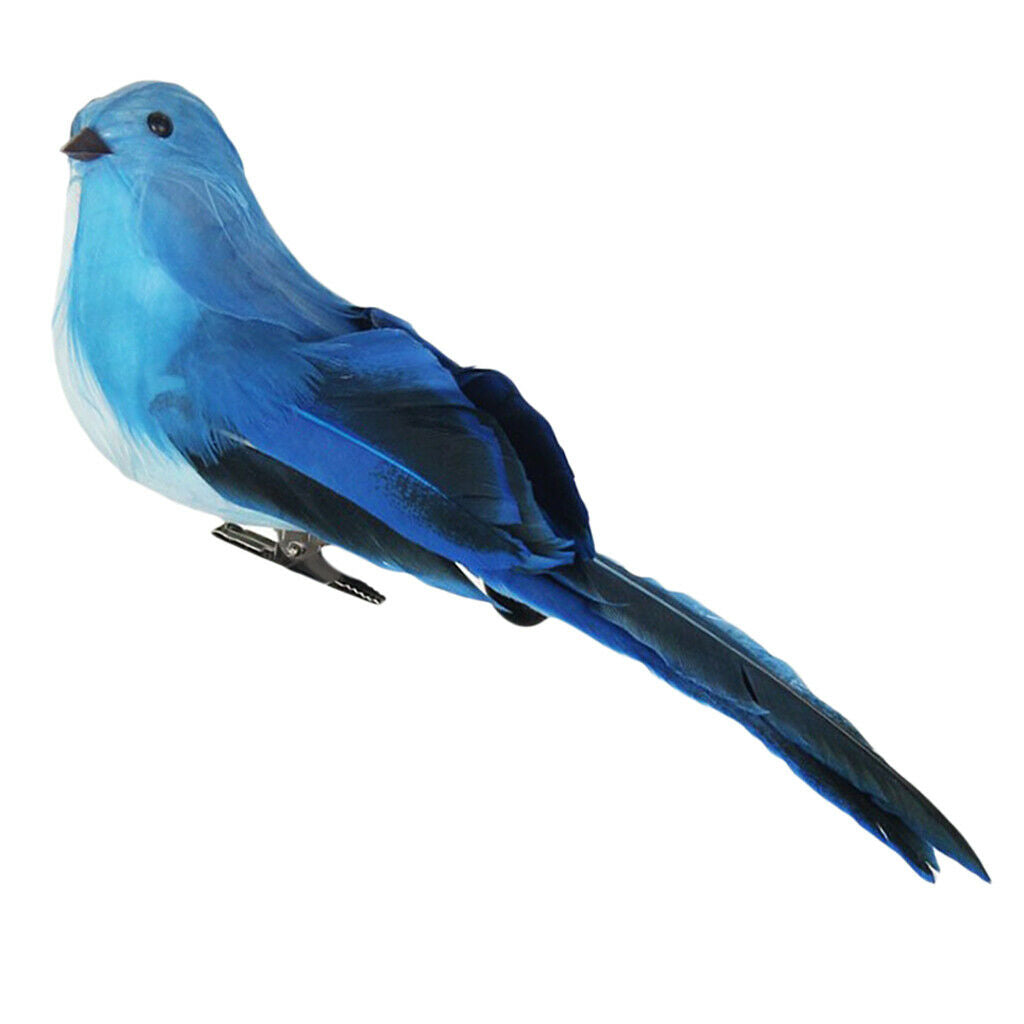 3pcs Feathered Craft Birds Artificial Foam Birds Photo Prop