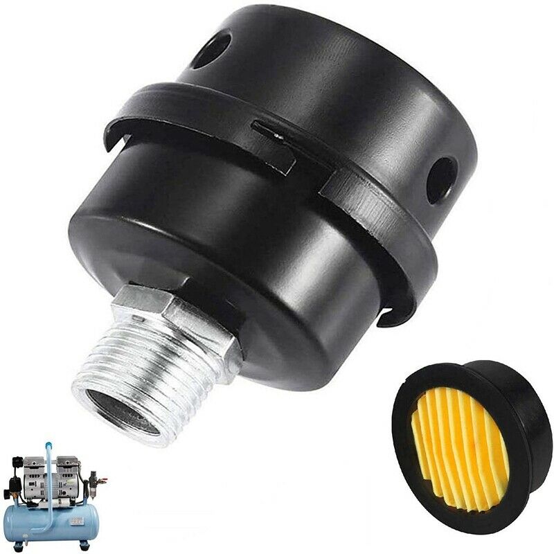 Air Compressor Filter 20mm 1/2 Inch PT Metal Air Compressor Intake Filter NoisF6