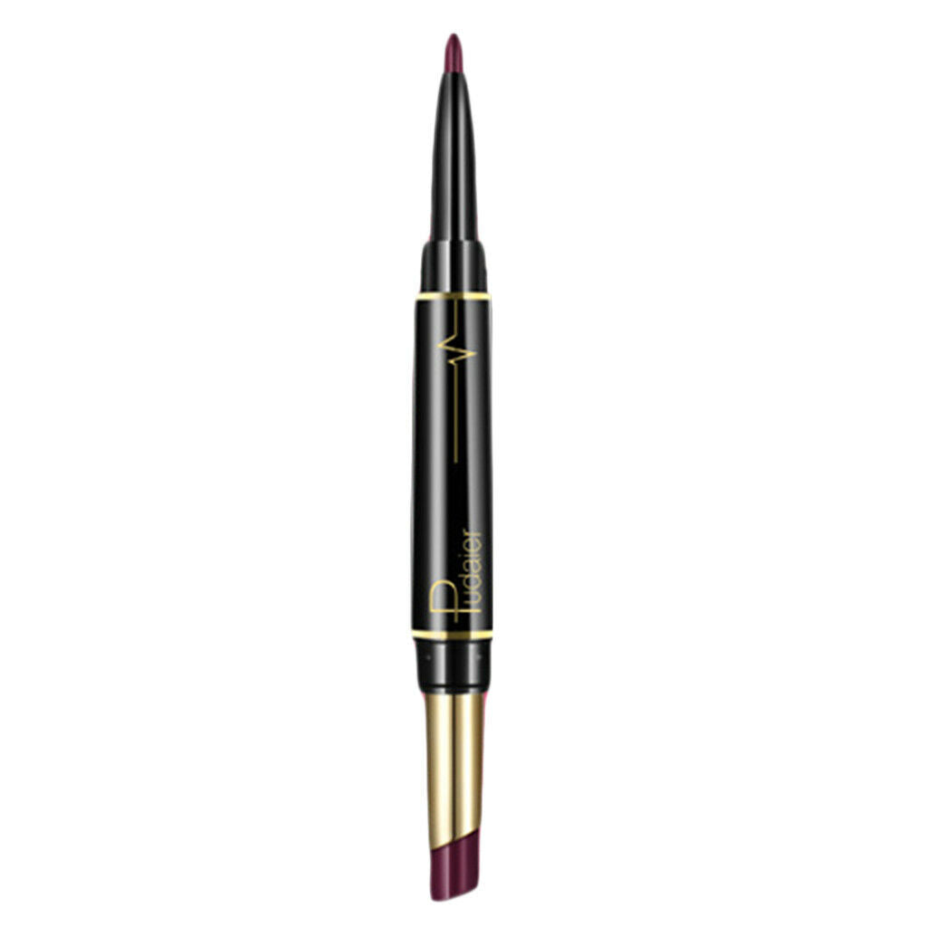 Double Head Long Lasting Waterproof Lipstick Pen Matte Lip Liner Make Up 16