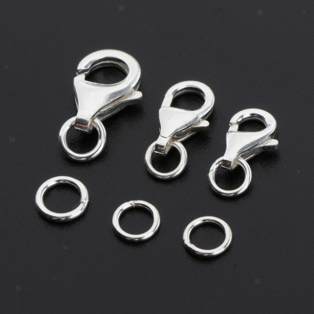 3 Sets Portable Snap Hook Metal Keychain Bag Lanyard for