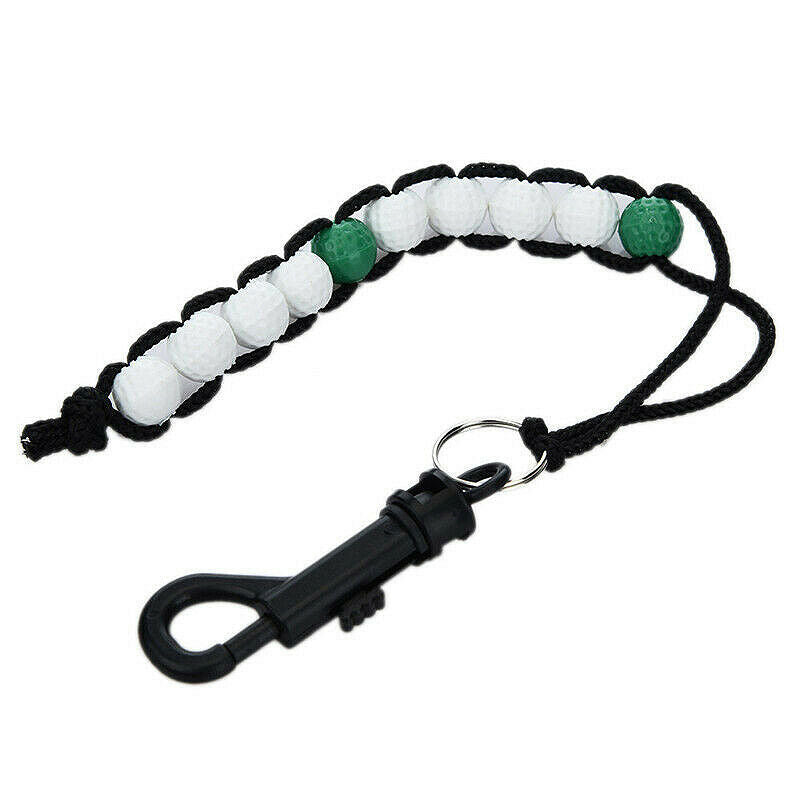 Golf Ball Counter Golf Beaded Scorer Plastic Golf Ball Putter Counter W4W6W6