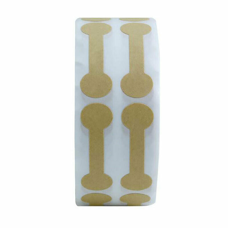 500PCS Brown Price Tags Stickers Jewelry Round Barbell Labels Dumbbell Ta.l8