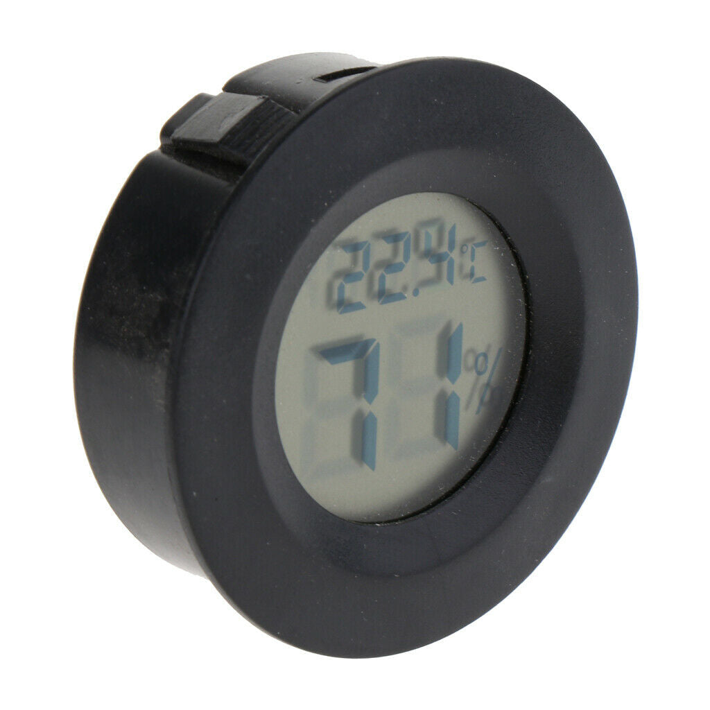Reptile Thermometer Lizard Spider Tortoise Terrarium Tank Hygrometer Black