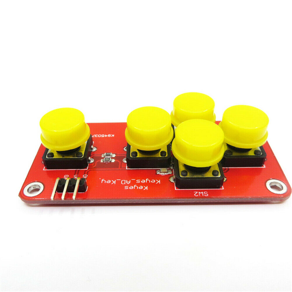 For arduino Sensor Expansion BoardAD Keyboard Five Key Module Analog Button