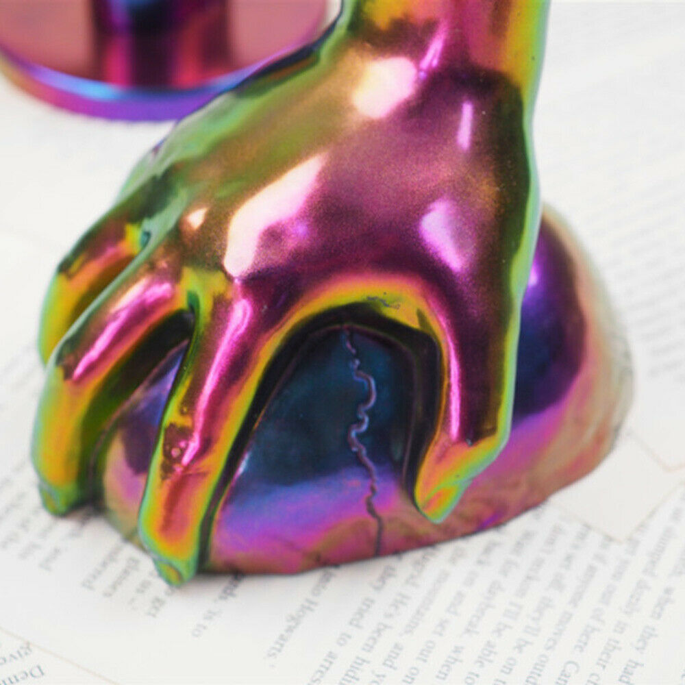DIY Epoxy Casting Hand Candle Holder Storage Box Silicone Mould Table Ornaments