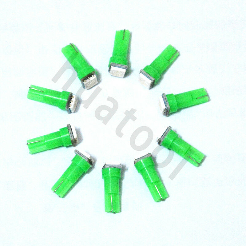 50pcs/Set T5 LED Speedometer Instrument Gauge Cluster Dash Light Bulbs