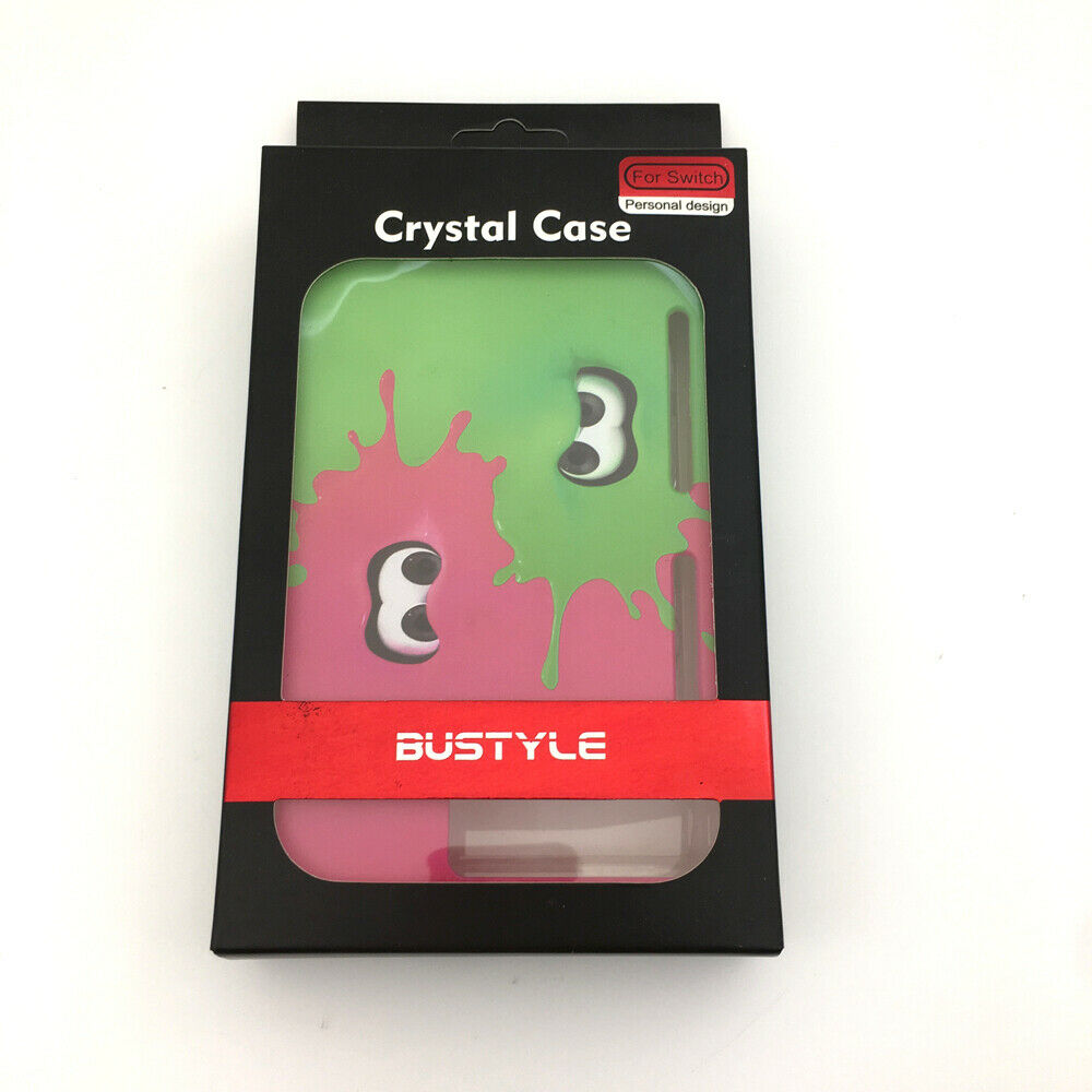 For Splatoon Crystal Protection Shell Case Cover for Nintendo Switch NS