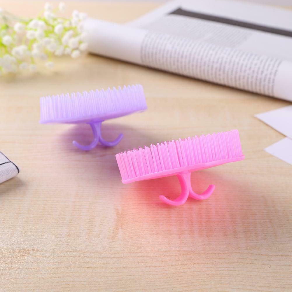 Plastic Head Massage Scalp Shampoo Scalp Washing Hair Massager Brush Comb @