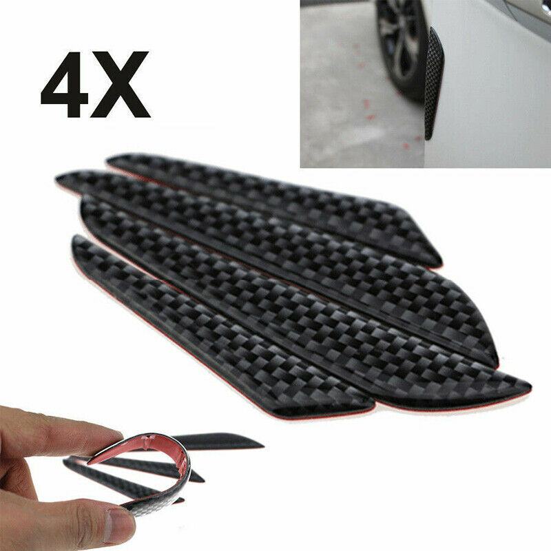 4x Anti-collision Trim Carbon Fiber Car Door Edge Guard Strip Protector B.l8