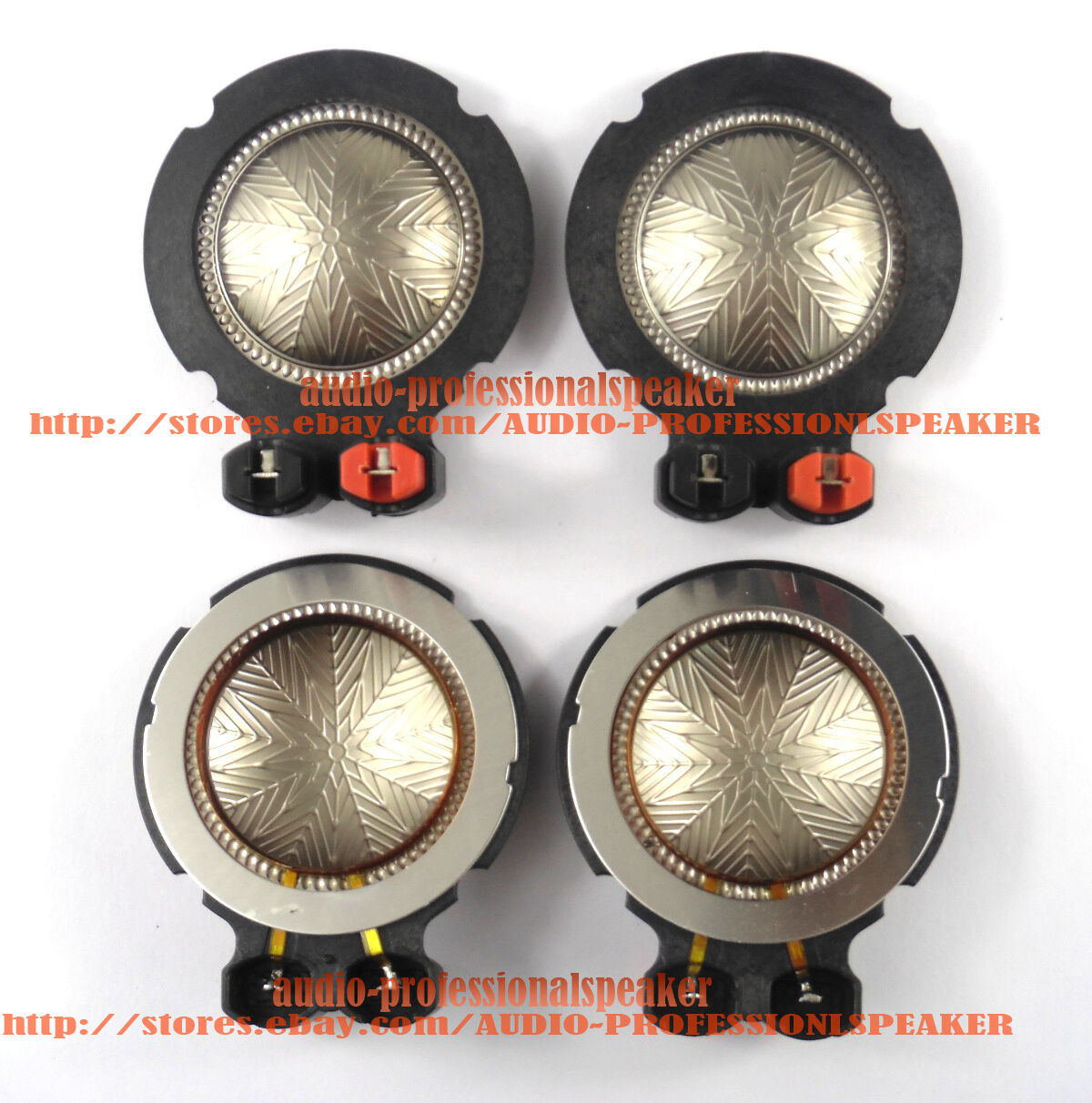 4PCS Replacement Dipahragm Fit For JBL / Selenium - RPD210Ti, D210Ti Driver 8Ohm