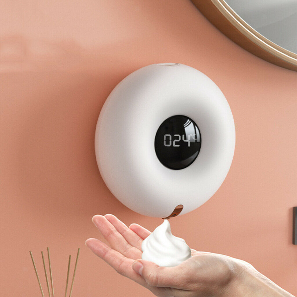 2 in 1 Non-Contact Digital Thermometer w / Soap Dispenser USB Power
