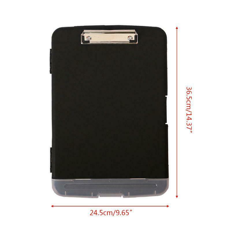 Multifunctional File Folder Organizer Clipboard Box Case Pen Holder Stationery