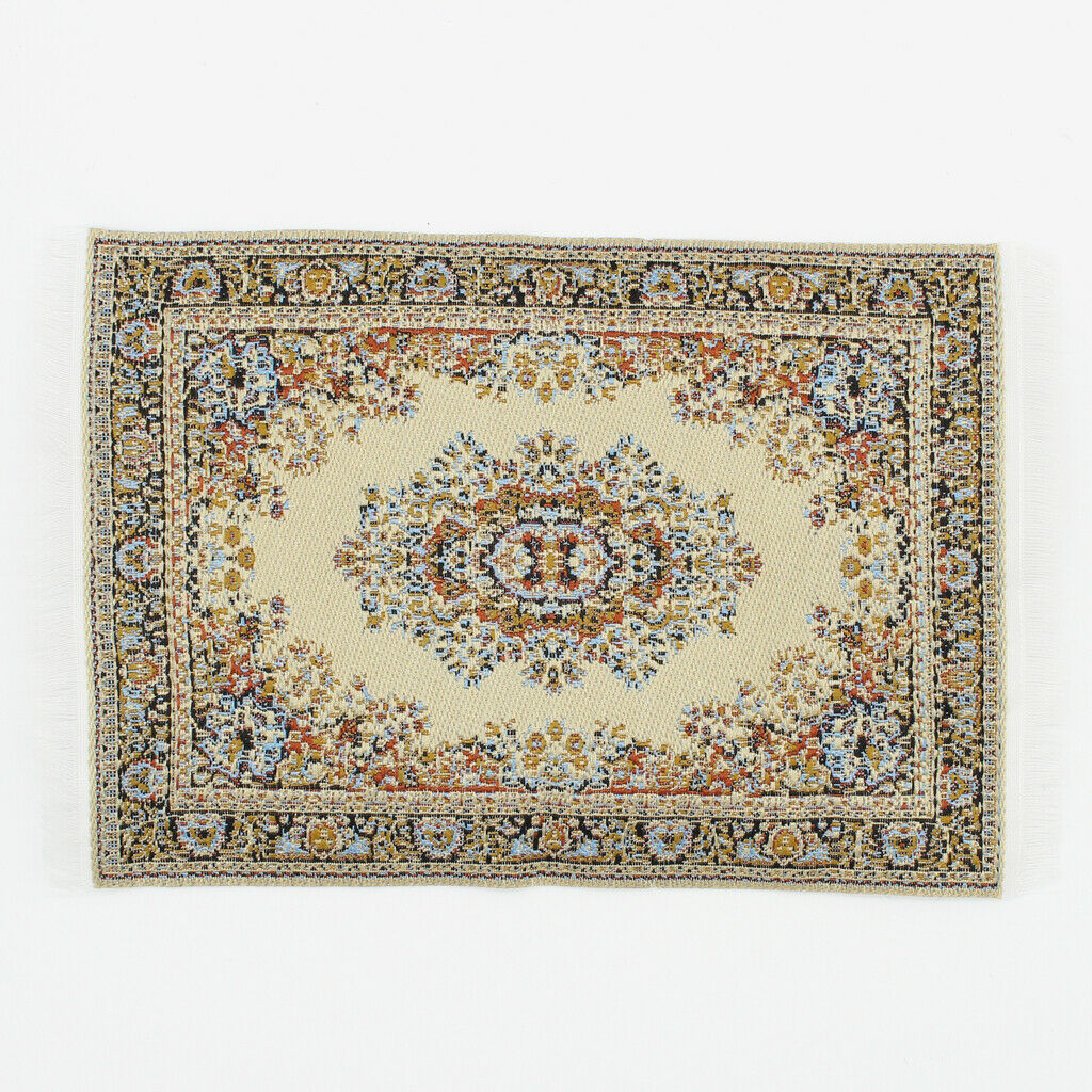 2 Pieces Handmade Miniatures Carpet Turkish Style