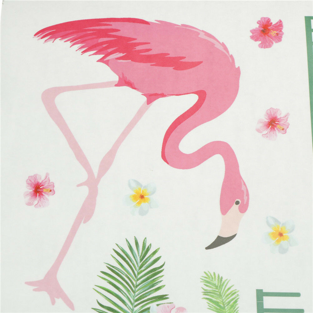 Flamingo Height Wall Stickers For Living Room Bedroom Decoration joJC.l8