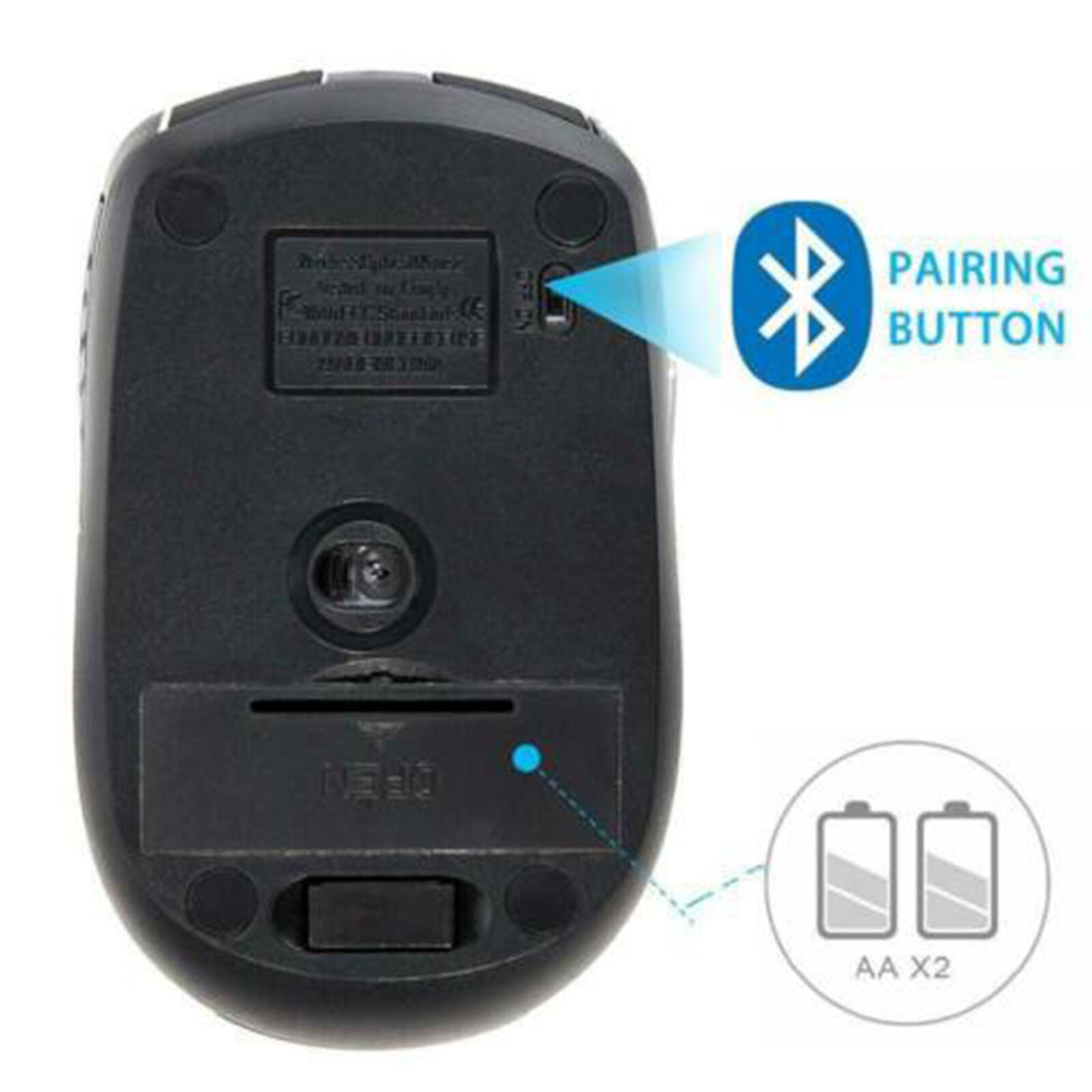 2.4 GHz Wireless Optical Mouse USB Receiver 1600dpi Gaming Mice For PC Laptop AU