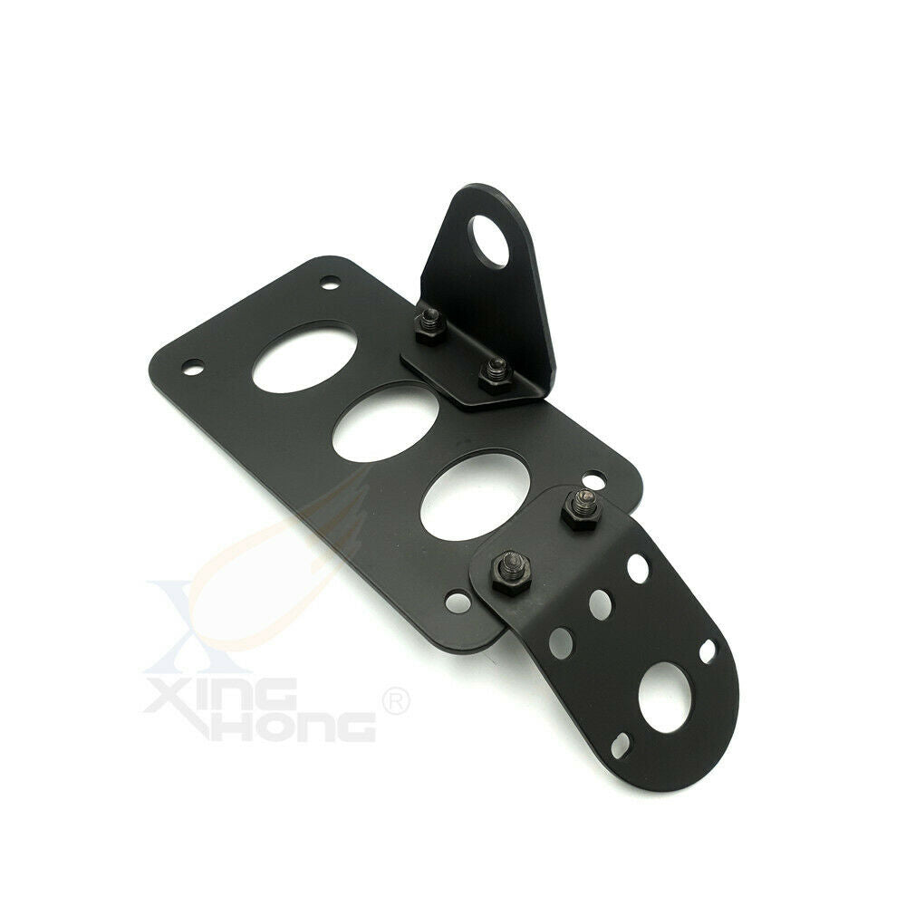 Motorcycle Black Metal License Plate Frame | Adds a Sporty & Stylish Finishing