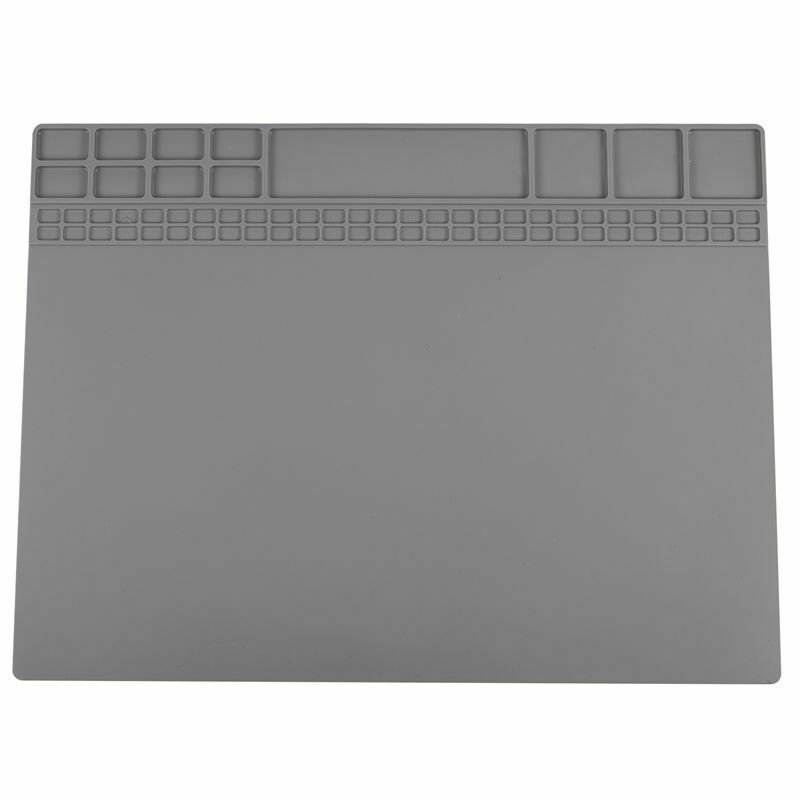 Insulation Pad Heat Resistant Solde Station Silicon Solde Mat Work Pad Desk PlE8