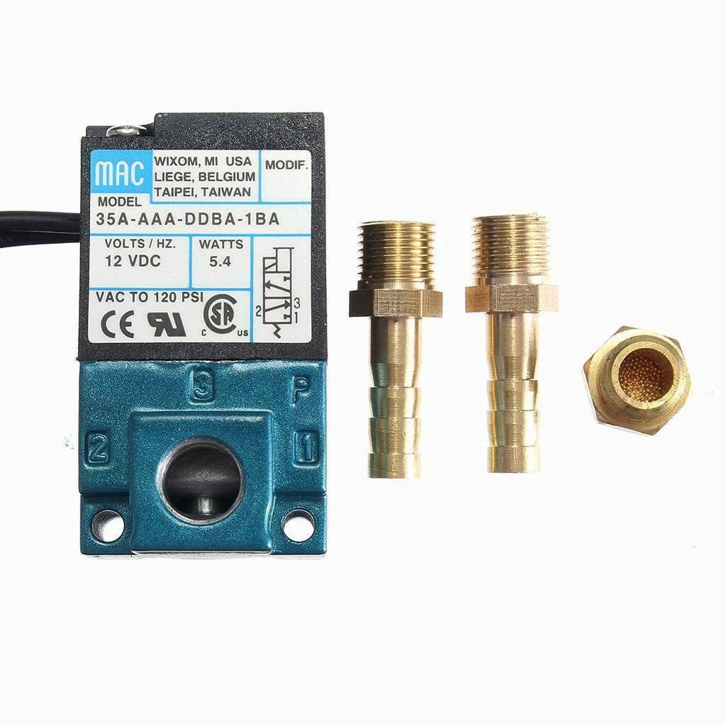 2X 3 Port 12V Electric Boost Control Solenoid Valve for Car Any Seat Turbo