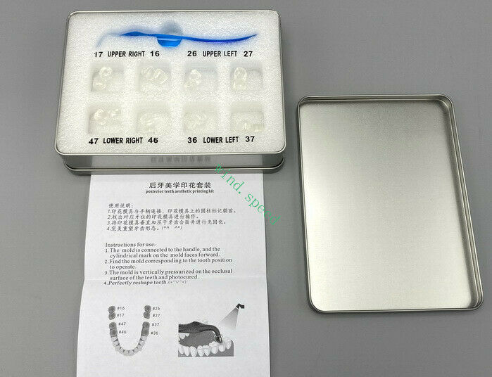 Dental Restoration Filling Tools Mould Aesthetic Printing Posterior Front Teeth